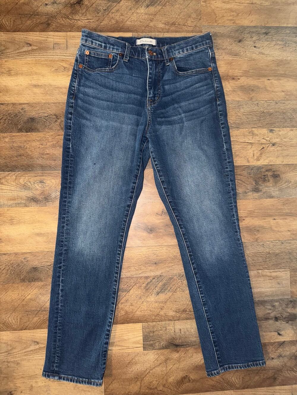 Madewell women’s cruiser straight blue jeans